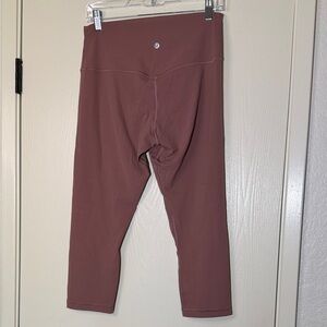Lululemon Athletica Mauve Leggings size 10 crop
